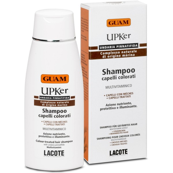 GUAM UPKer Shampoo für gefärbtes Haar und Strähnen 200ml