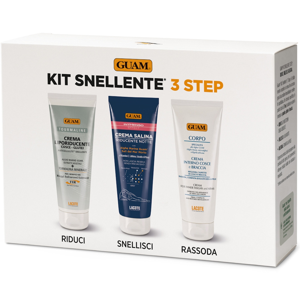 GUAM 3er-Set fettreduzierend und straffend für Oberschenkel, Gesäß und Arme
