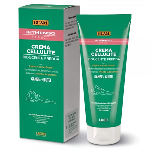GUAM Inthenso Effect Kühlende Intensivcreme gegen Cellulite für Beine und Gesäß 200ml