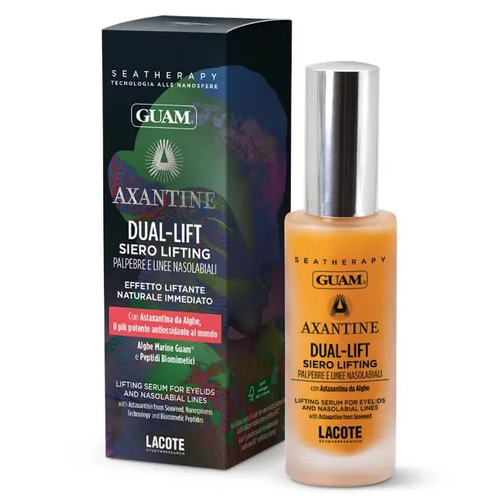 GUAM Axantine Lifting-Serum für Augenlider, Lippenkontur und Nasolabialfalten 30ml